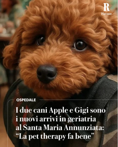 Pet Therapy tra i pazienti geriatrici dell’Ospedale Santa Maria Annunziata di Bagno a Ripoli