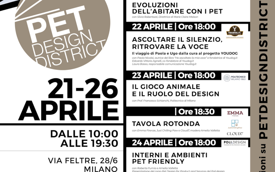 Youdog.it al Pet Design District con il talk “Ascoltare il silenzio, ritrovare la voce: Il viaggio di Paola e Ugo dalla cura al progetto YOUDOG”
